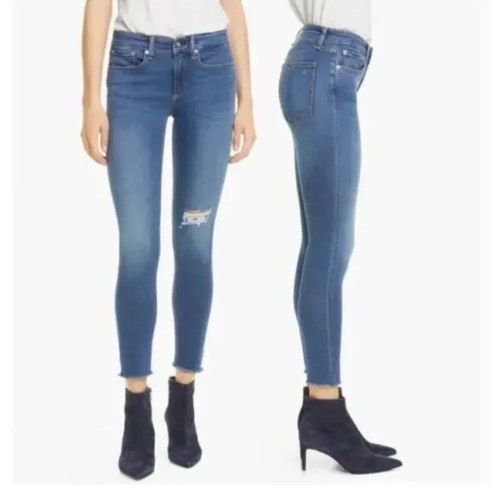 Rag and Bone Cait mid rise ankle skinny - Picture 2 of 10